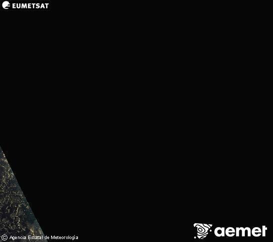 Esta imagen se genera utilizando informaci�n de los canales visibles del sat�lite METEOSAT perteneciente a la segunda generaci�n de sat�lites Meteosat (MSG). Por ese motivo, s�lo hay informaci�n en la zona iluminada por el sol. Adem�s, los canales han sido normalizados para que el brillo no dependa de la posici�n del sol.&nbsp;osteguna, 2025ko abenduak 25, ordua: 19:00