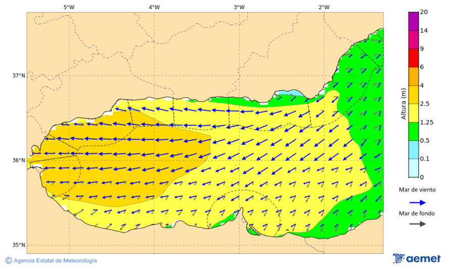 Imatge de zones costaneres diumenge, 14 de desembre  2025 13:00