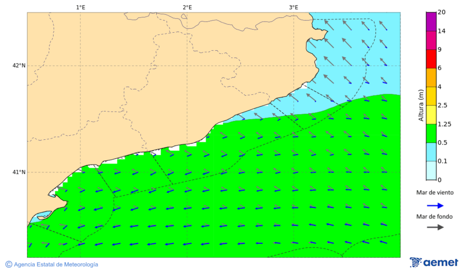 Imatge de zones costaneres diumenge, 14 de desembre  2025 13:00