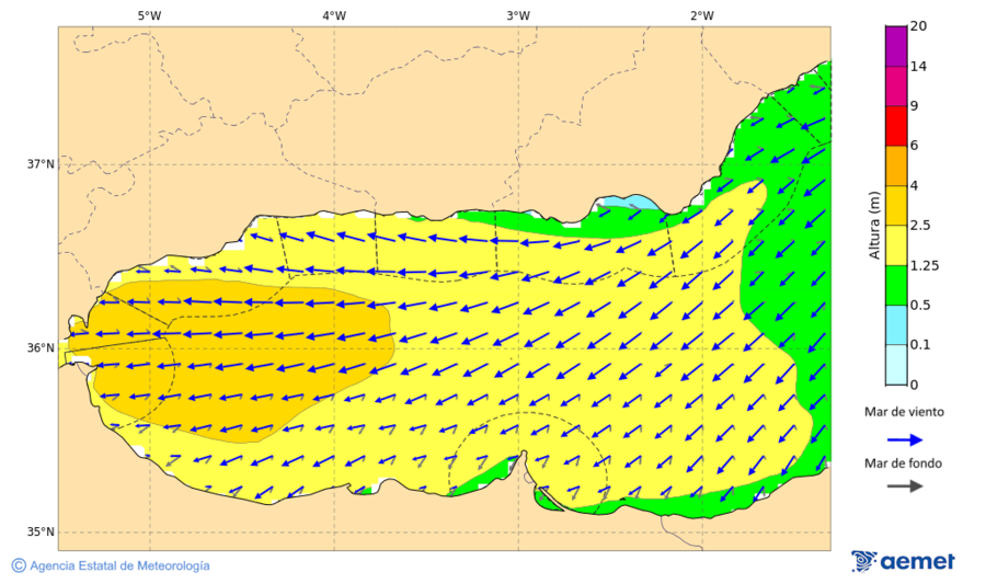 Imatge de zones costaneres diumenge, 14 de desembre  2025 16:00