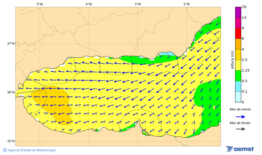 Imatge de zones costaneres diumenge, 14 de desembre  2025 19:00