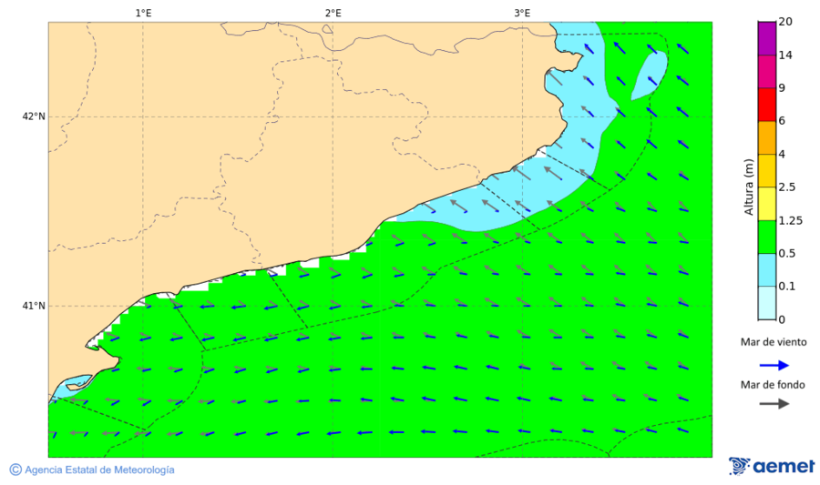 Imatge de zones costaneres diumenge, 14 de desembre  2025 19:00