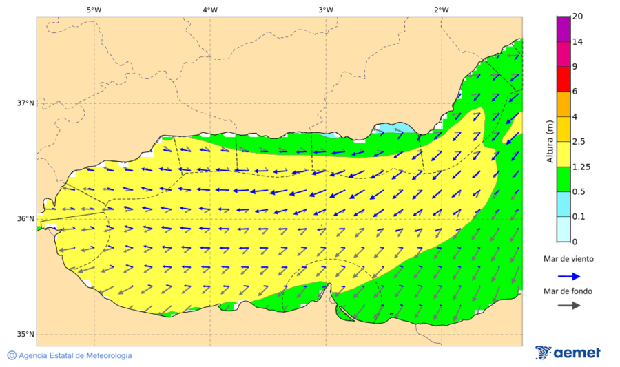 Imatge de zones costaneres dilluns, 15 de desembre  2025 01:00