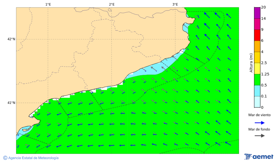 Imatge de zones costaneres dilluns, 15 de desembre  2025 01:00