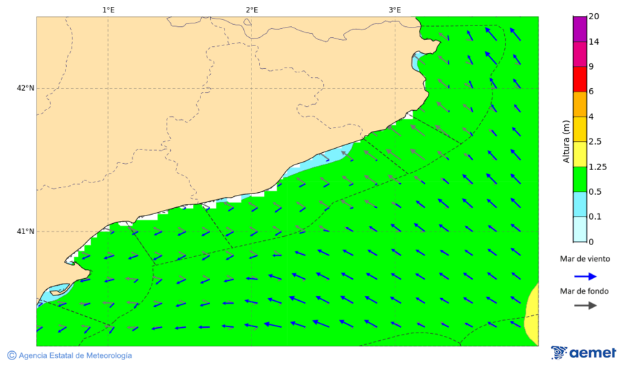 Imatge de zones costaneres dilluns, 15 de desembre  2025 04:00