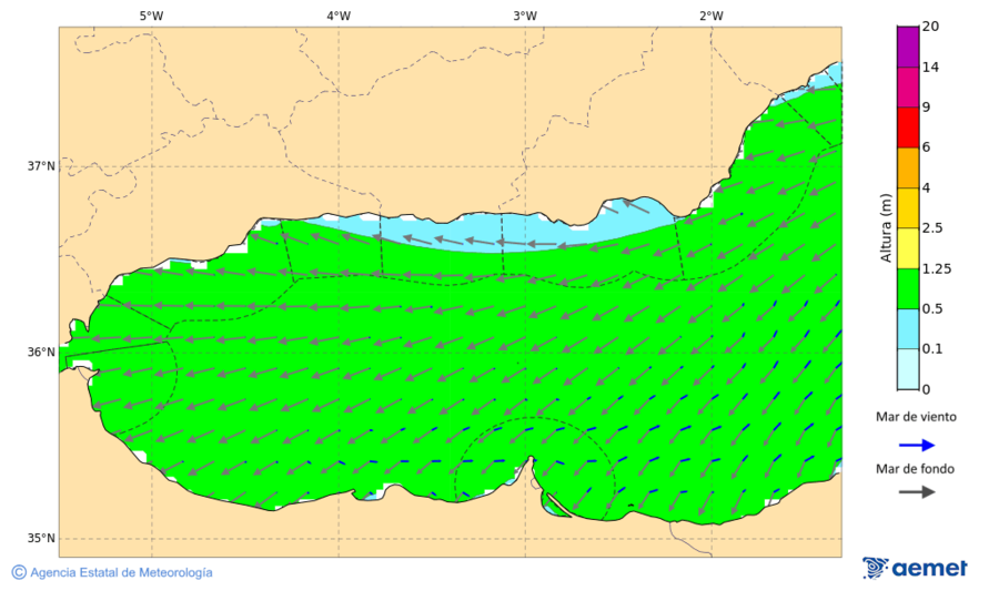 Imatge de zones costaneres dilluns, 15 de desembre  2025 13:00