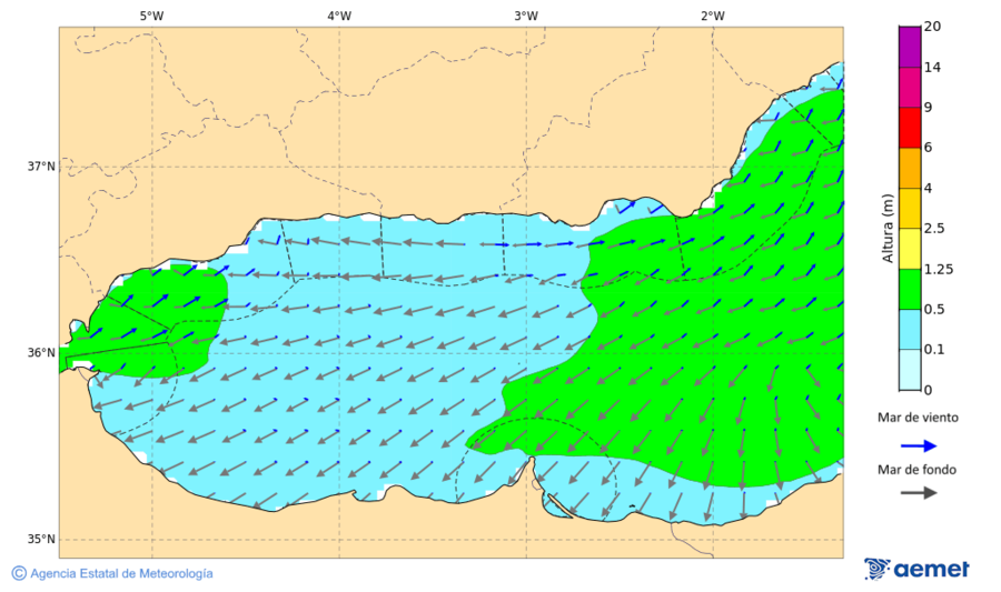 Imatge de zones costaneres dilluns, 15 de desembre  2025 22:00