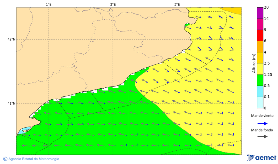 Imatge de zones costaneres dilluns, 15 de desembre  2025 22:00