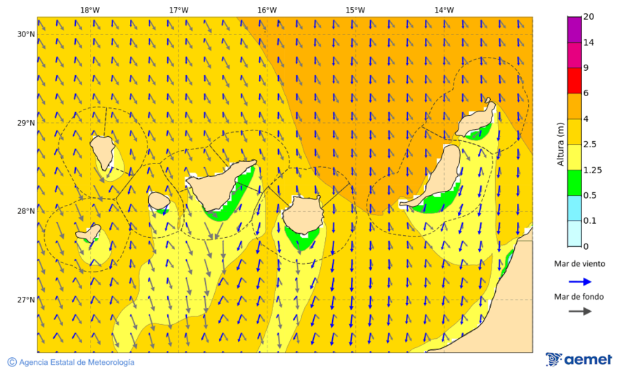 Imaxe de Zonas Costeiras mrcores, 17 decembro  2025 00:00