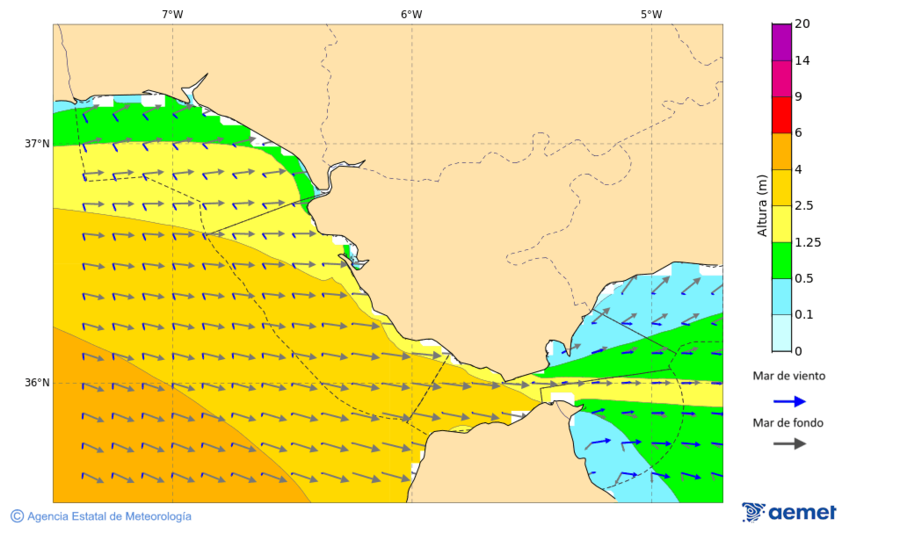 Imaxe de Zonas Costeiras mrcores, 17 decembro  2025 01:00