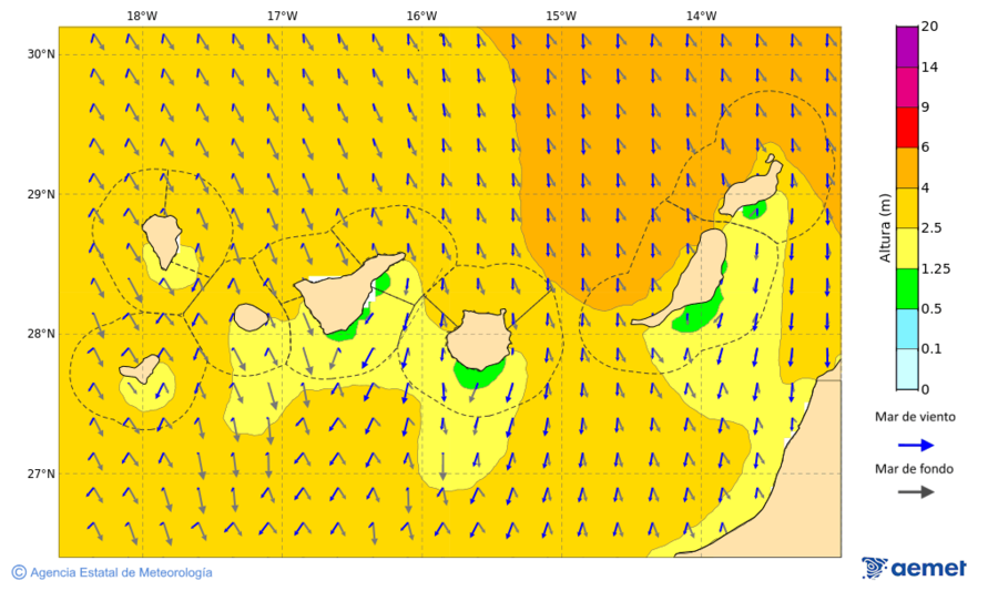 Imaxe de Zonas Costeiras mrcores, 17 decembro  2025 03:00