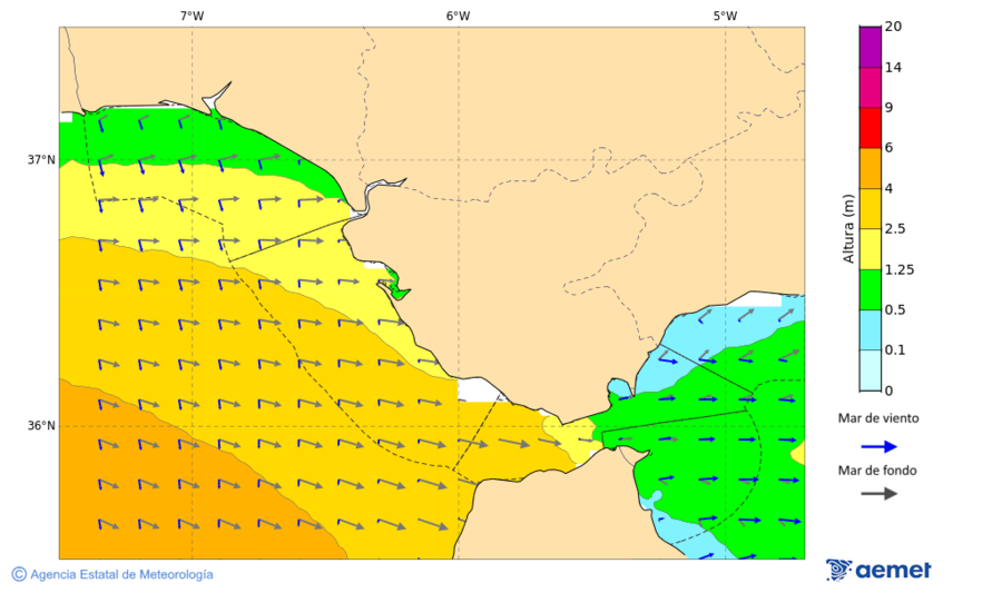 Imaxe de Zonas Costeiras mrcores, 17 decembro  2025 04:00