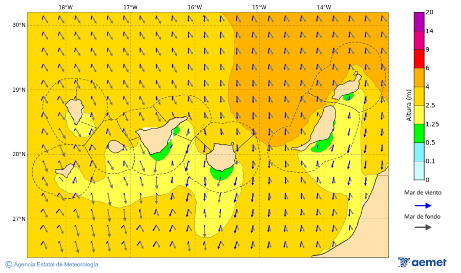 Imaxe de Zonas Costeiras mrcores, 17 decembro  2025 06:00