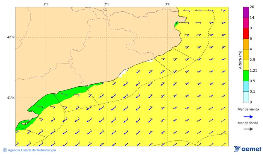 Imatge de zones costaneres dimecres, 17 de desembre  2025 10:00