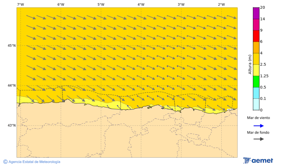 Imaxe de Zonas Costeiras mrcores, 17 decembro  2025 10:00