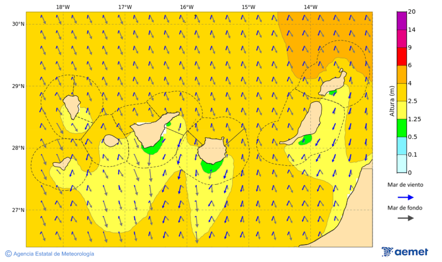 Imaxe de Zonas Costeiras mrcores, 17 decembro  2025 12:00