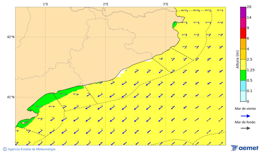 Imatge de zones costaneres dimecres, 17 de desembre  2025 13:00