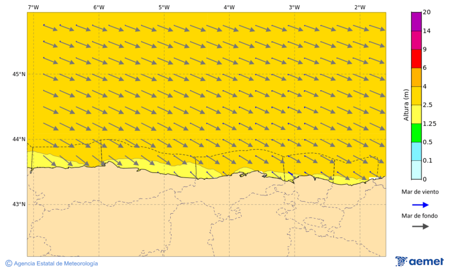 Imaxe de Zonas Costeiras mrcores, 17 decembro  2025 13:00