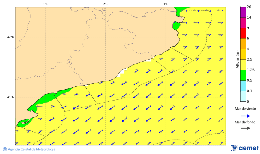 Imatge de zones costaneres dimecres, 17 de desembre  2025 16:00