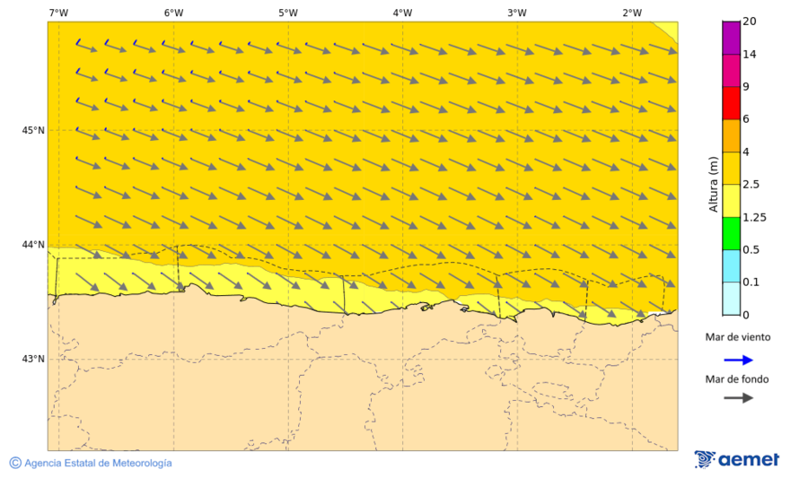 Imaxe de Zonas Costeiras mrcores, 17 decembro  2025 19:00
