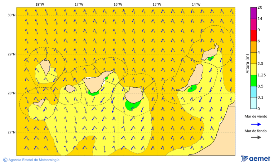 Imaxe de Zonas Costeiras mrcores, 17 decembro  2025 21:00