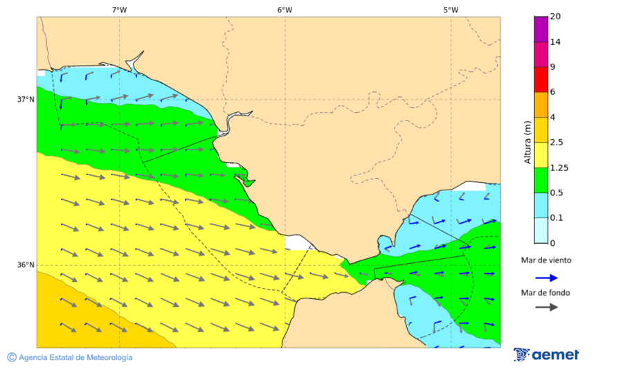 Imaxe de Zonas Costeiras mrcores, 17 decembro  2025 22:00