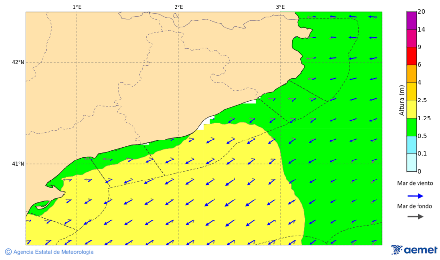 Imatge de zones costaneres dijous, 18 de desembre  2025 07:00