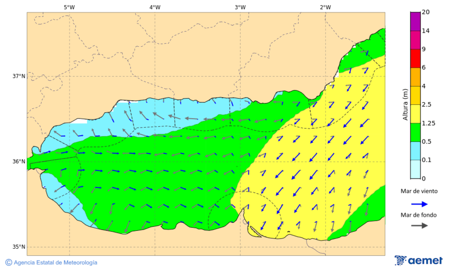 Imatge de zones costaneres dijous, 18 de desembre  2025 10:00