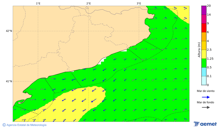 Imatge de zones costaneres dijous, 18 de desembre  2025 16:00
