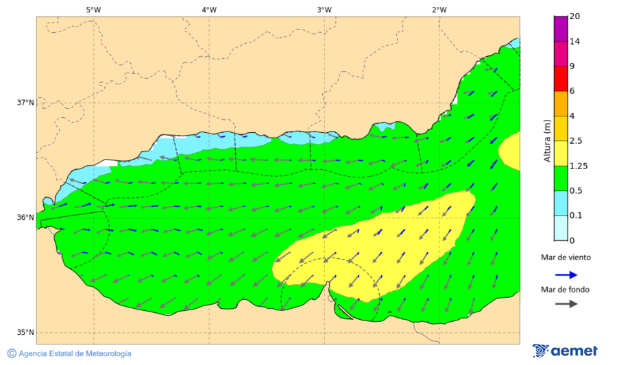 Imatge de zones costaneres dijous, 18 de desembre  2025 19:00