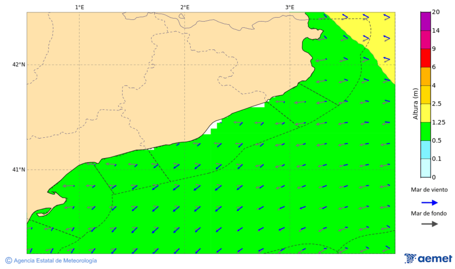 Imatge de zones costaneres dijous, 18 de desembre  2025 19:00