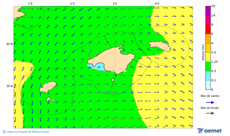 Imatge de zones costaneres dijous, 18 de desembre  2025 22:00