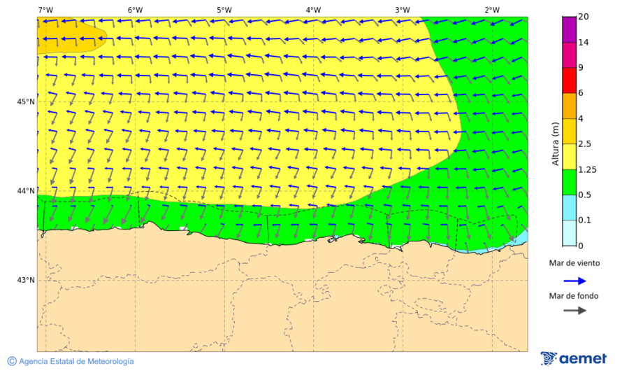 Imatge de zones costaneres&nbsp;dissabte, 27 de desembre  2025 07:00