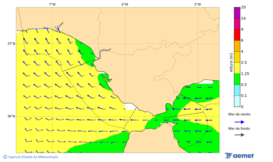 Imagen de Zonas Costeras&nbsp;jueves, 01 enero 2026 a las 16:00