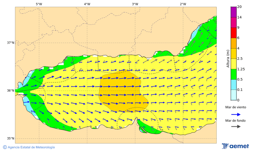 Imagen de Zonas Costeras&nbsp;domingo, 15 febrero 2026 a las 22:00
