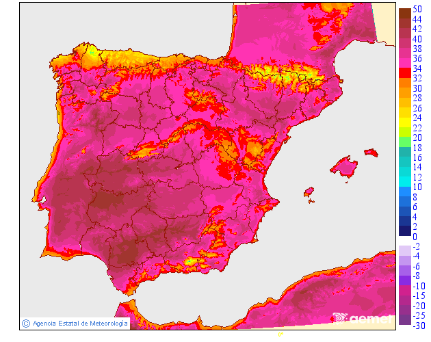 Temperaturas mximas