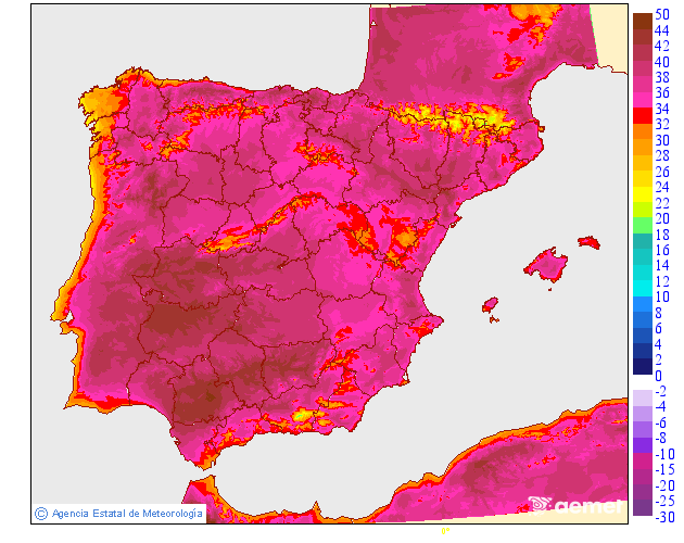 Temperaturas mximas
