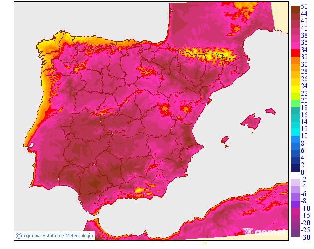 Temperaturas mximas