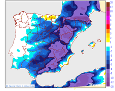 Variacin das temperaturas mximas respecto ao da anterior