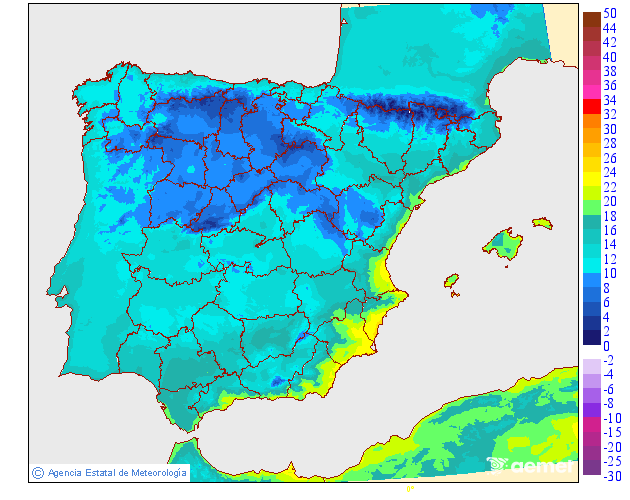 Temperaturas mnimas