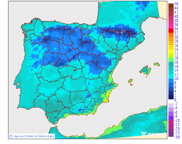 Temperaturas mnimas