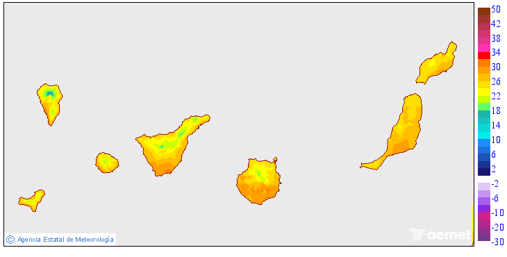 Temperatures mximes