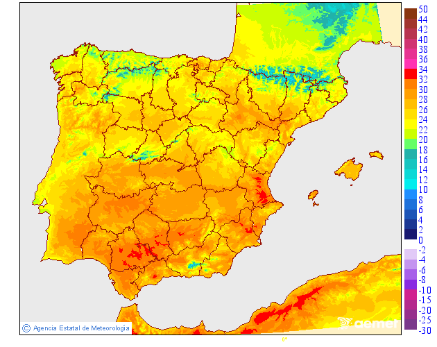 Tempratures maximales