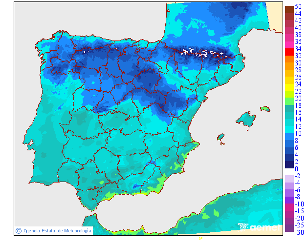 Temperatures mnimes