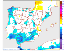 Variacin das temperaturas mximas respecto ao da anterior