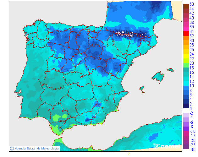 Temperaturas mnimas