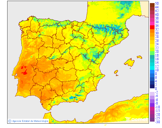 Temperaturas mximas