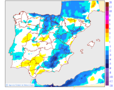 Variacin de las temperaturas mximas respecto al da anterior