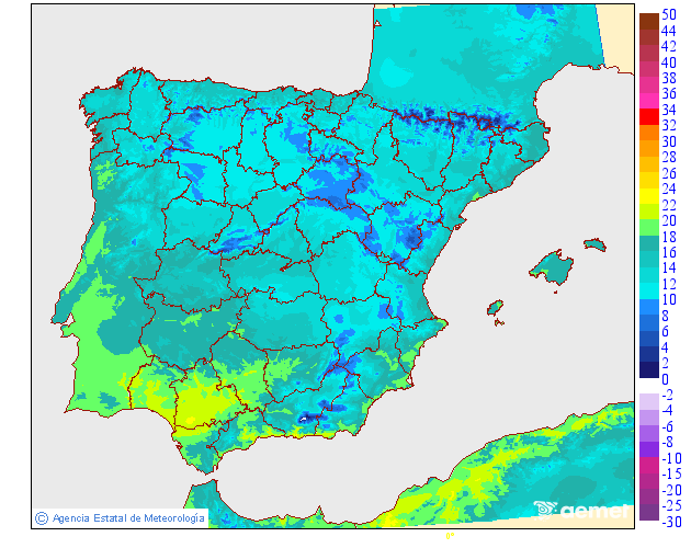 Tempratures maximales