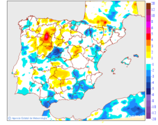 Variacin das temperaturas mnimas respecto ao da anterior